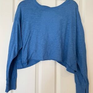 Free People My Time Layer Open Back Crop Top